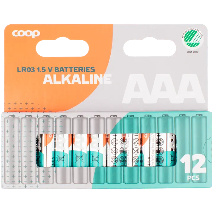 Coop leelispatarei aaa/lr03 12tk