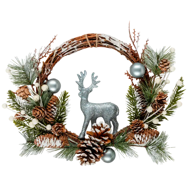 House kranssi poro 25 cm, erilaisia