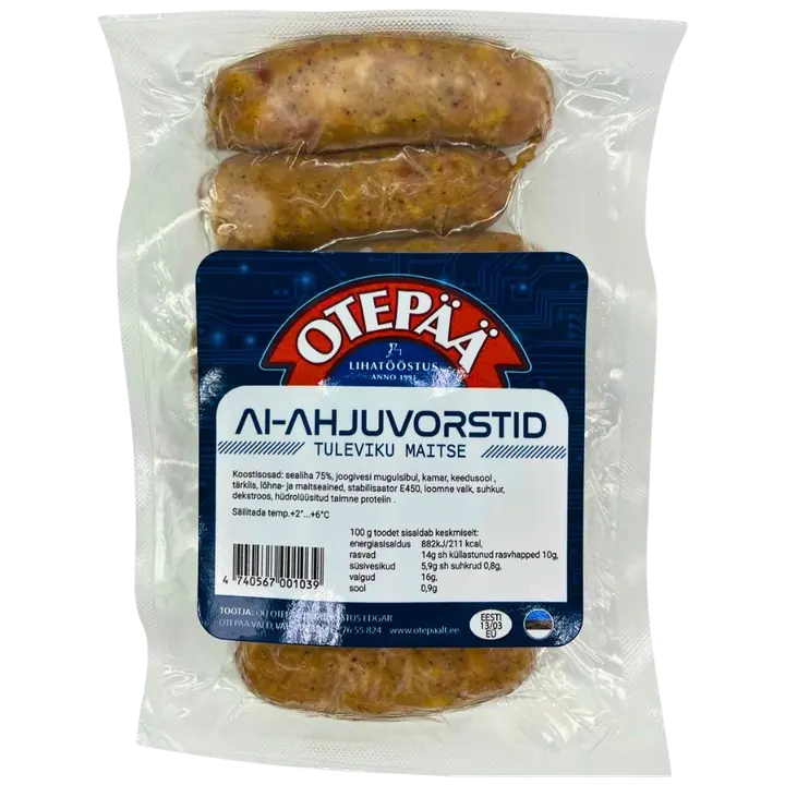 Otepää Lihatööstus Edgar AI ahjuvorstid 340g