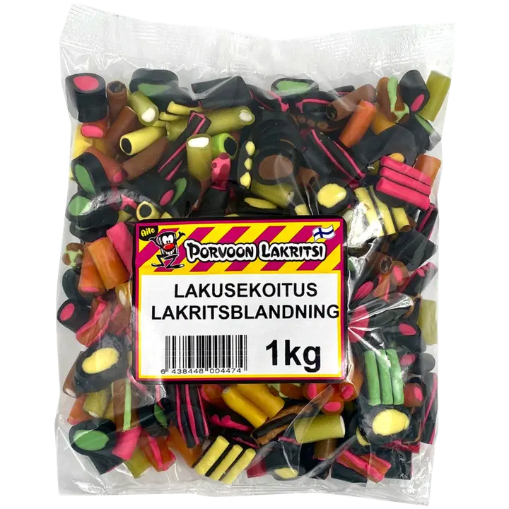 Porvoon Lakritsi lakritsisekoitus 1 kg