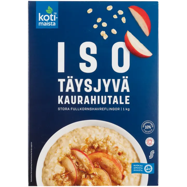 Kotimaista suured täisterakaerahelbed 1kg
