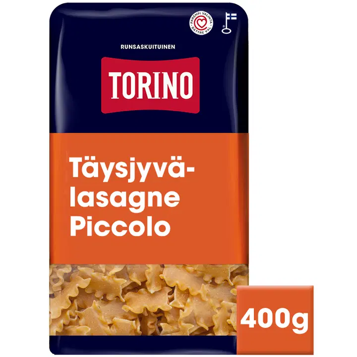 Torino 400g täysjyvä lasagne piccolo