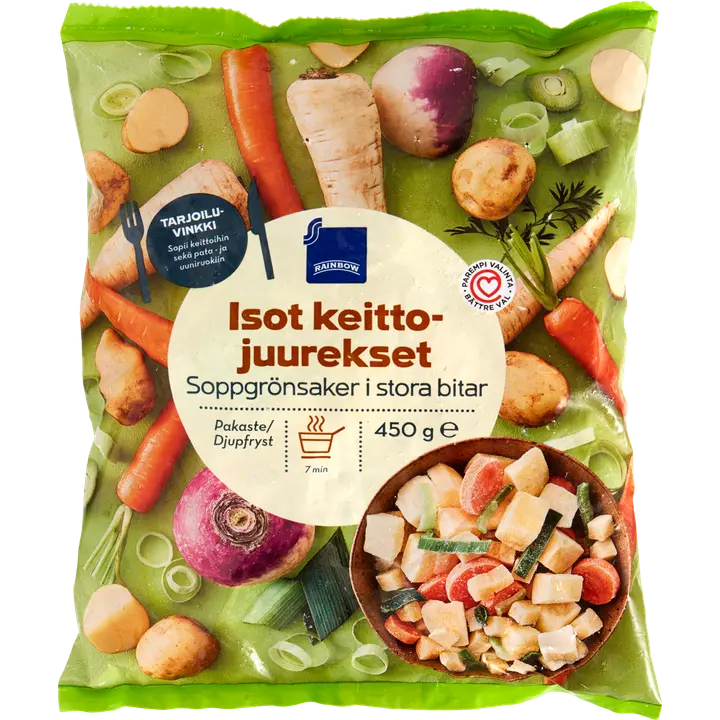 Rainbow 450g isot keittojuurekset pakaste