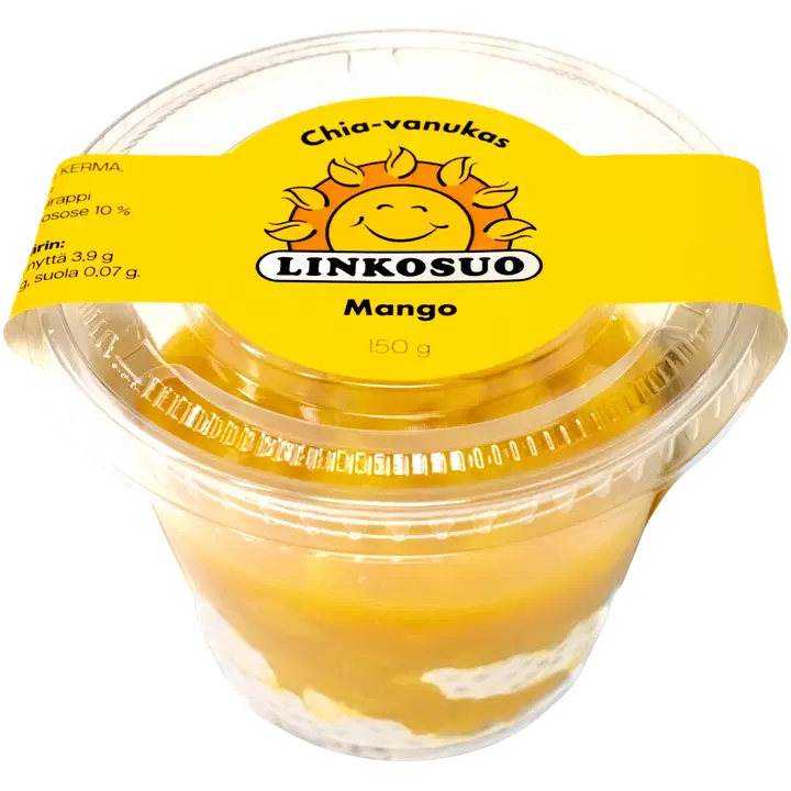 Linkosuo chia-vanukas mango 150 g
