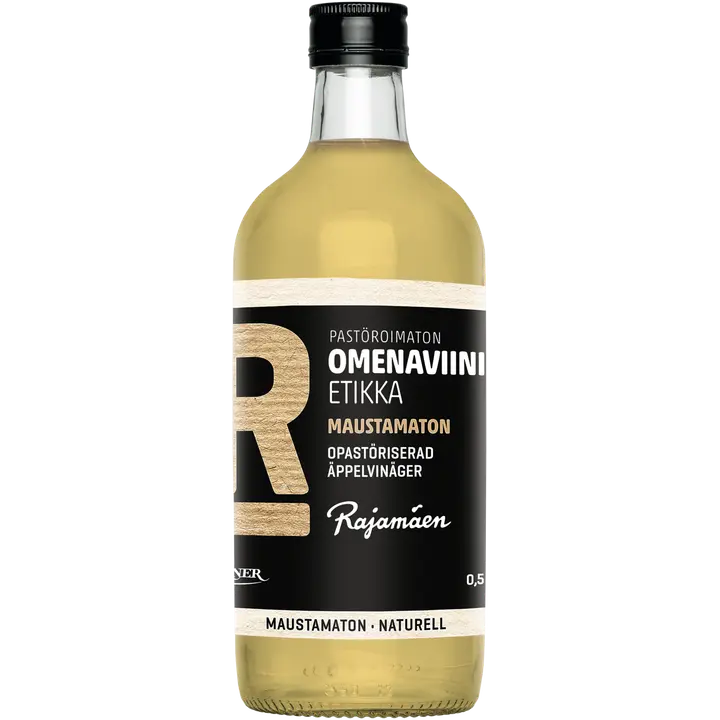 Rajamäen 0,5l Pastöroimaton omenaviinietikka