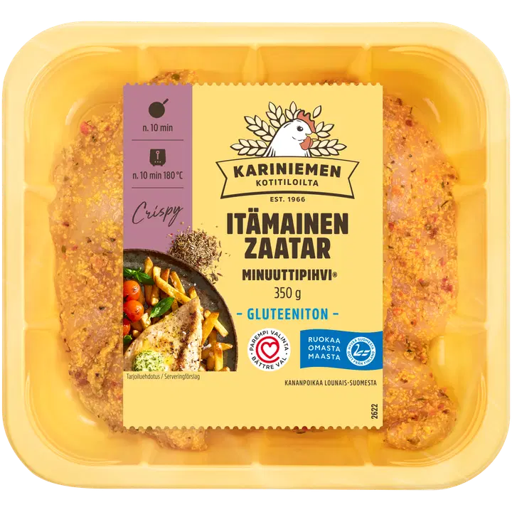Kariniemen Kananpojan Minuuttipihvi® itämainen Zaatar 350 g