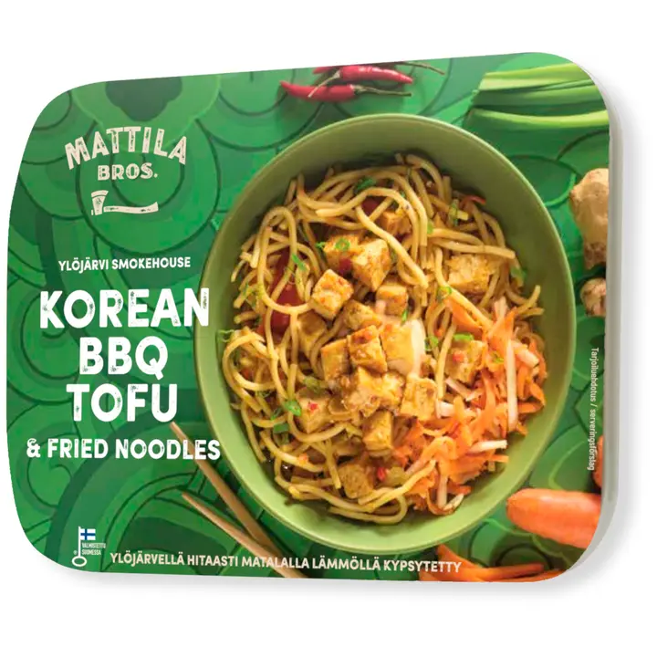 Mattila Bros. Smokehouse Korean BBQ Tofu & Fried Noodles 280g