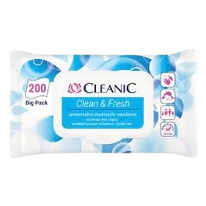 Universaalsed niisked salvratikud Cleanic 200tk