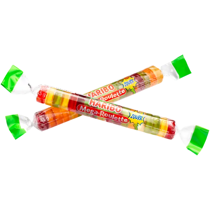 HARIBO Mega Roulette Zourr 45g Karkkipatukka