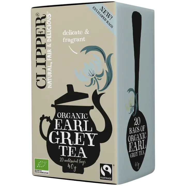 Clipper Luomu Earl Grey tee 40g / 20 pussia