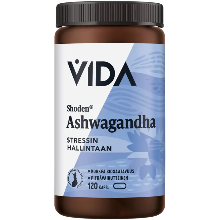 Vida Shoden®Ashwagandha ravintolisävalmiste 120 kaps / 39 g
