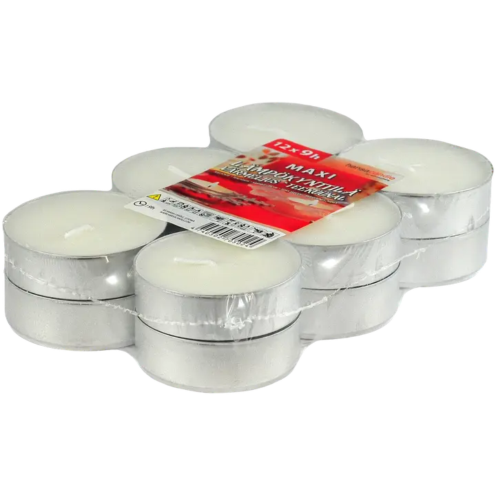 Hansa Candle Maxi teeküünal 9h 12tk