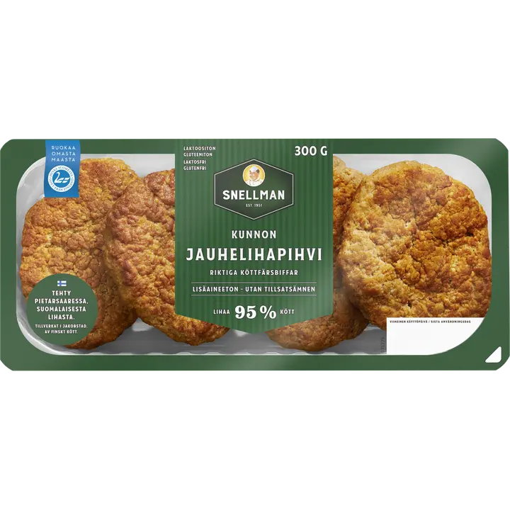 Snellman Kunnon jauhelihapihvit 300g
