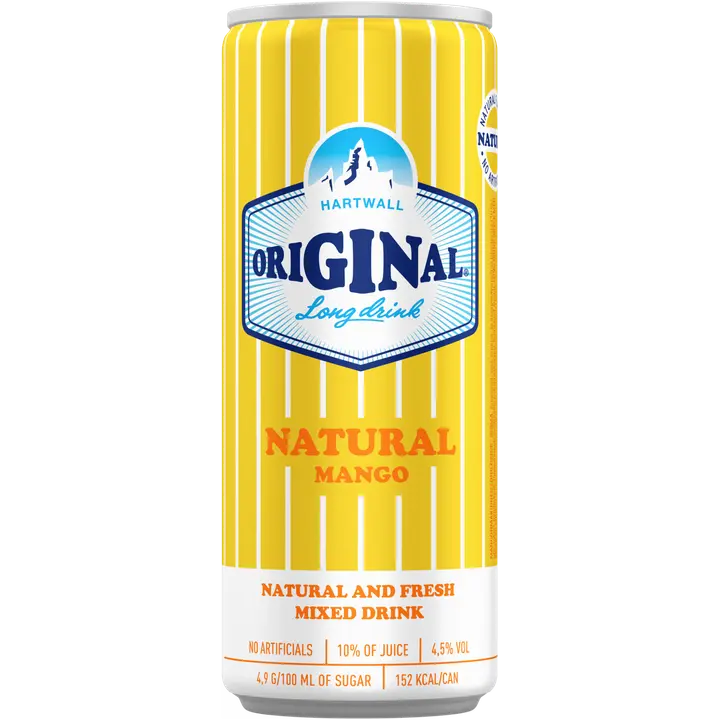 Hartwall Original Long Drink Natural Mango 4,5% 0,33 l
