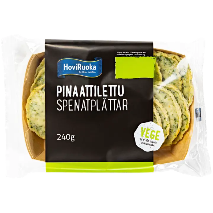 HoviRuoka Vegaaninen pinaattilettu 240g