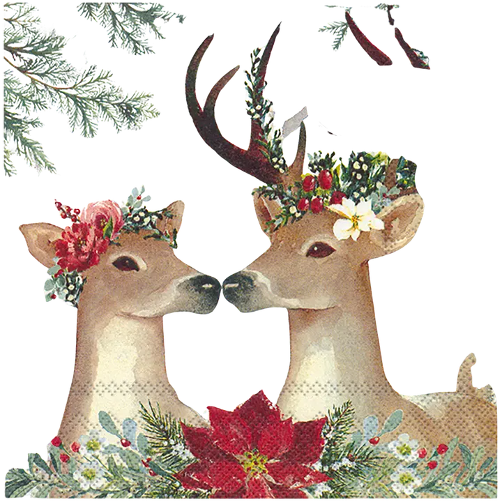Lautasliina Deer Cheer 33cm