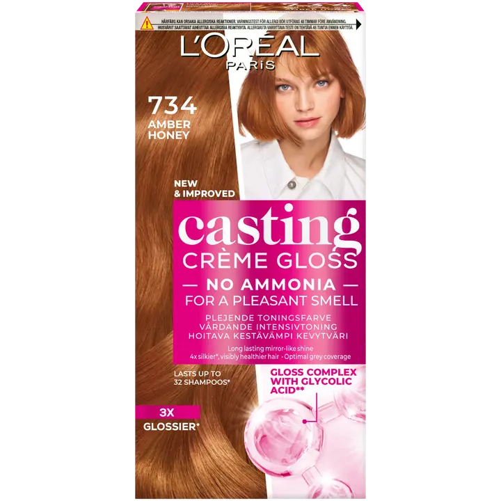 Juuksevärv Loreal Casting Creme Gloss honey 734