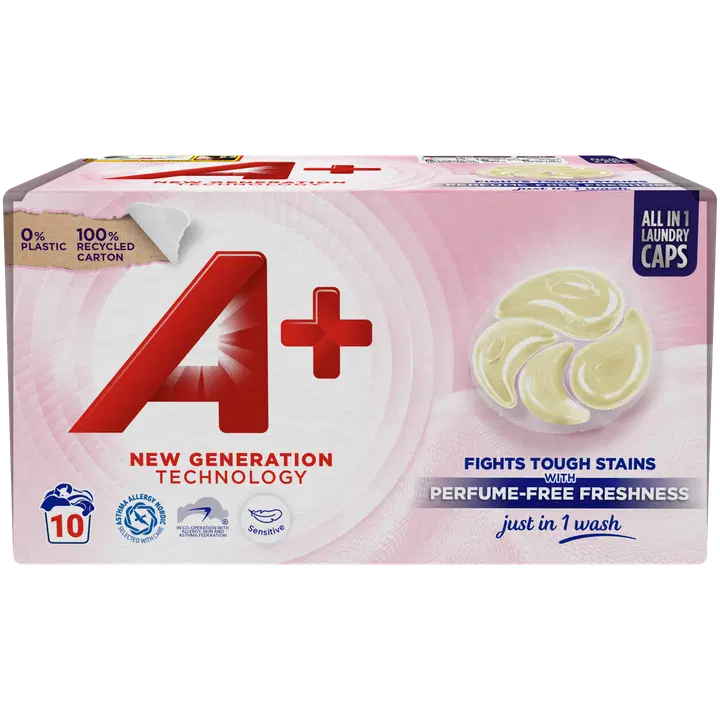 A+ Active4 Caps Sensitive Colour pyykinpesukapselit 10kpl