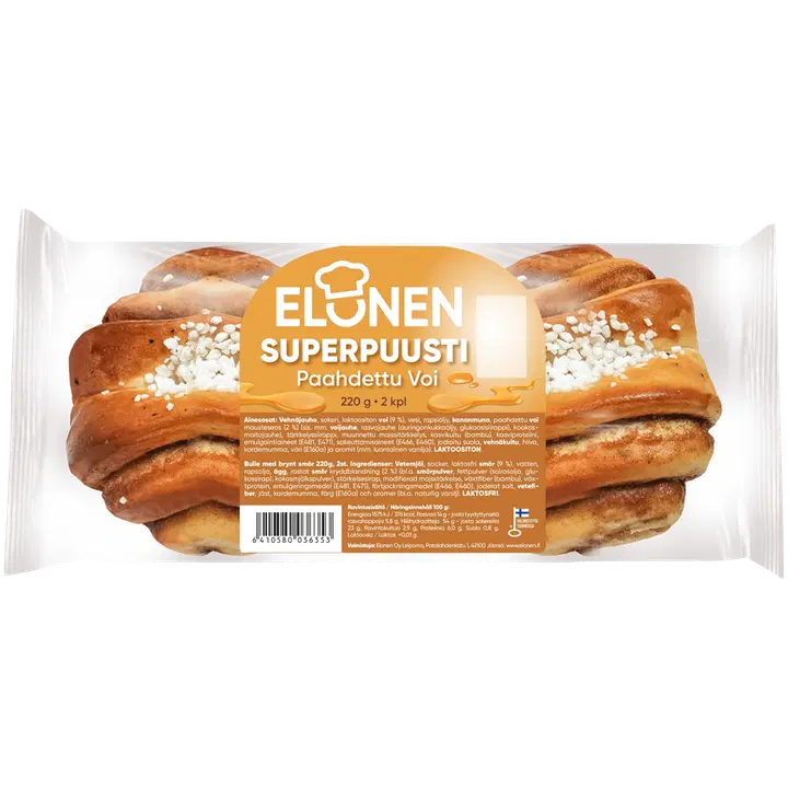 Elonen Superpuusti Paahdettu voi 2kpl 220g