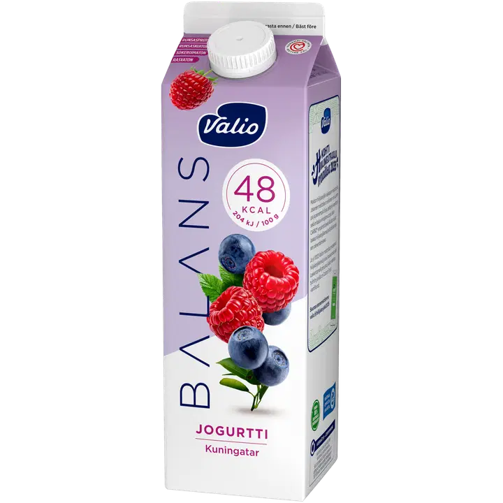 Valio Balans jogurtti kuningatar rasvaton laktoositon 1 kg