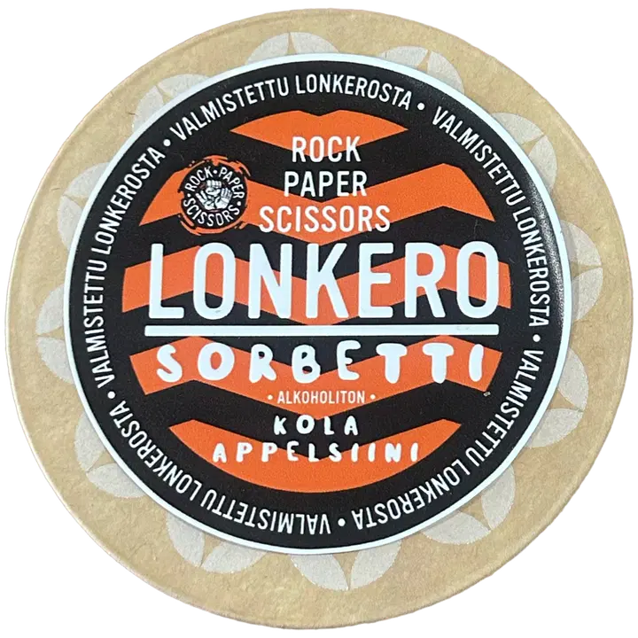 RPS Lonkerosorbetti Kola-appelsiini Pakaste 170ml