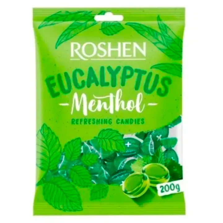 Roshen eukalüpti-mentooli karamellid 200g