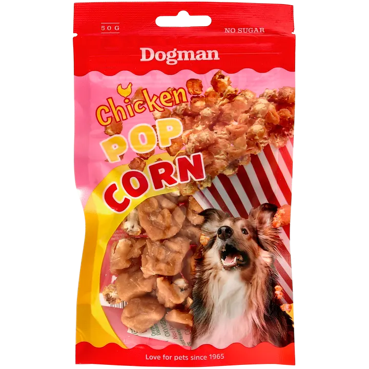Dogman Popcorn kanalla 50g