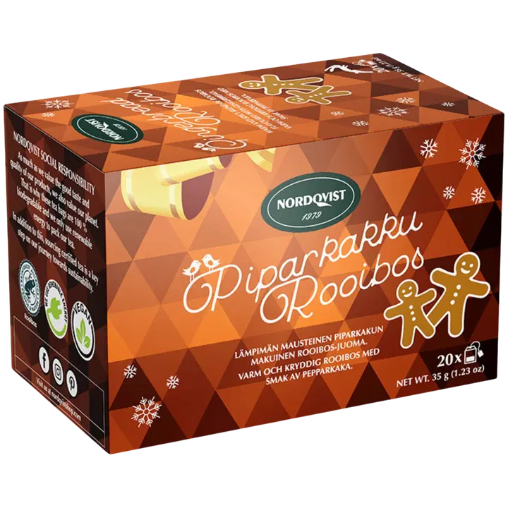 Nordqvist Piparkakku Rooibos 20 x 1,75 g RFA