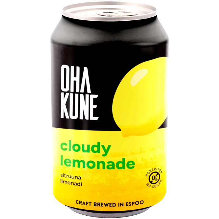 Ohakune Zero Cloudy Lemonade sokeriton virvoitusjuoma 330ml