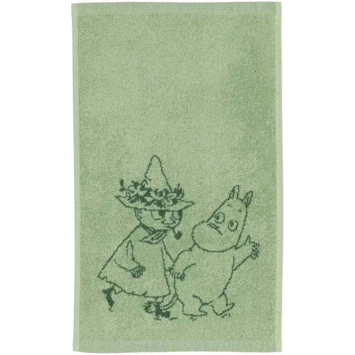 Moomin Arabia käsipyyhe Sydänystävät 30 x 50 cm