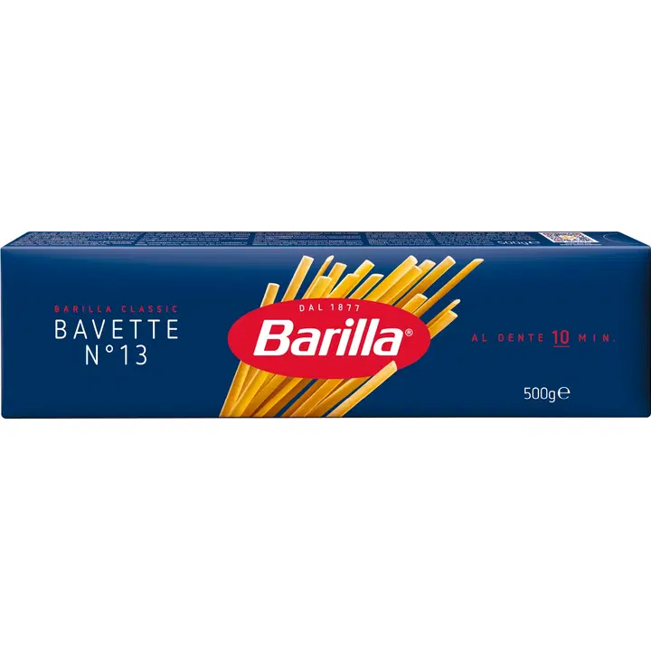 Barilla Bavette n.13 durumvehnästä valmistettu pasta 500g