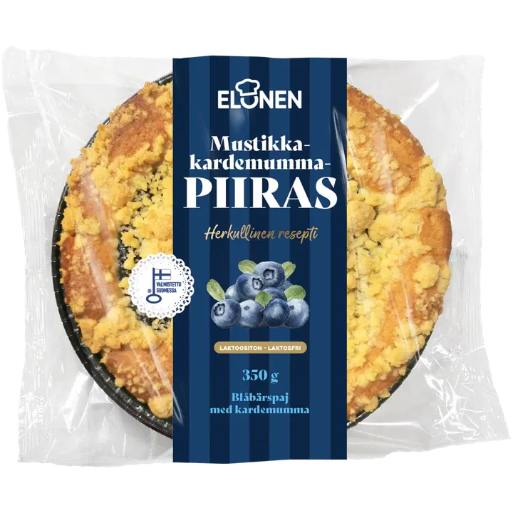Elonen Mustikka-kardemummapiiras 350g