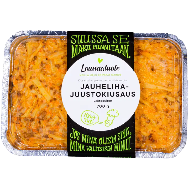 Lounastuote 700 g jauhelihajuustokiusaus