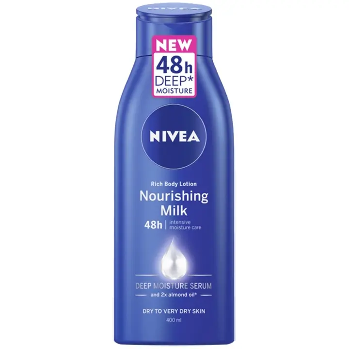 NIVEA 400ml Rich Nourishing Body Milk -vartalovoide