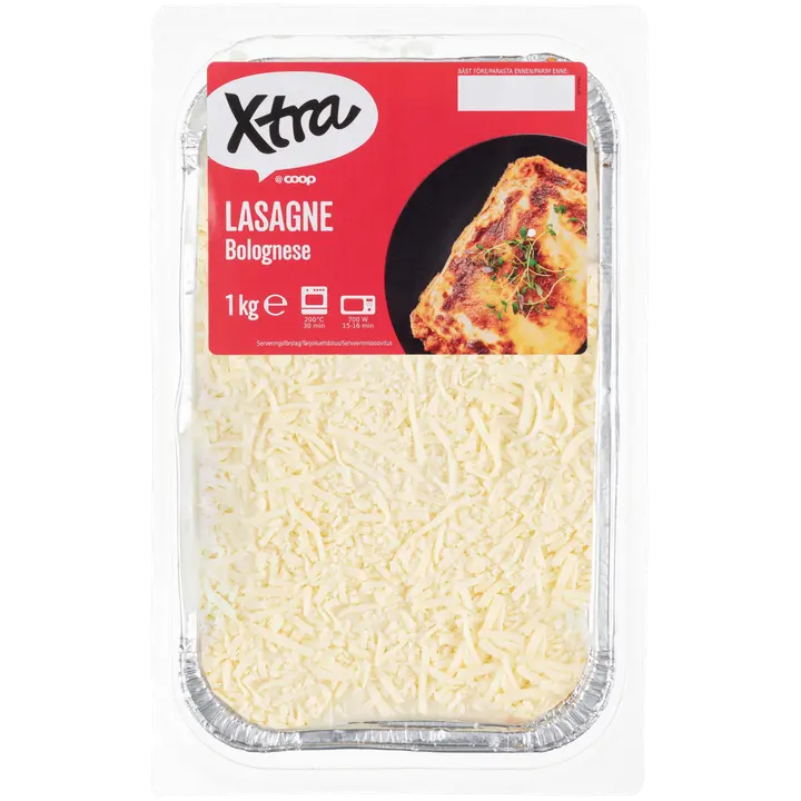 Xtra lasagne bolognese 1 kg