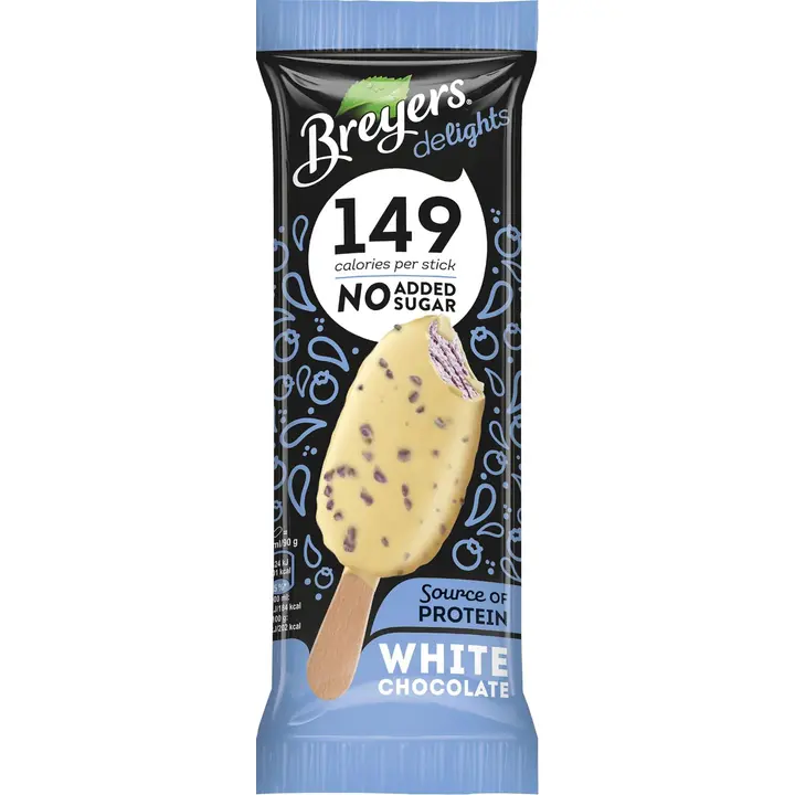 Breyers 90ml White Chocolate Blueberry Flirt jäätelöpuikko
