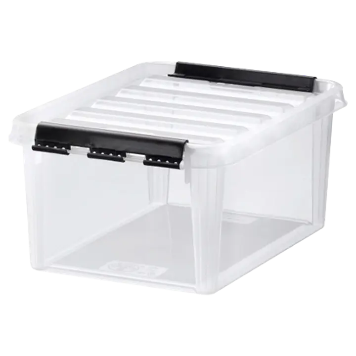 SmartStore Classic säilytyslaatikko kannella 8 L kirkas