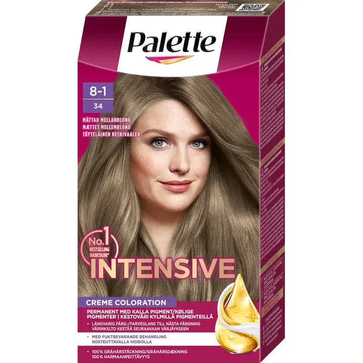 Palette 8-1 Muted Medium Blonde
