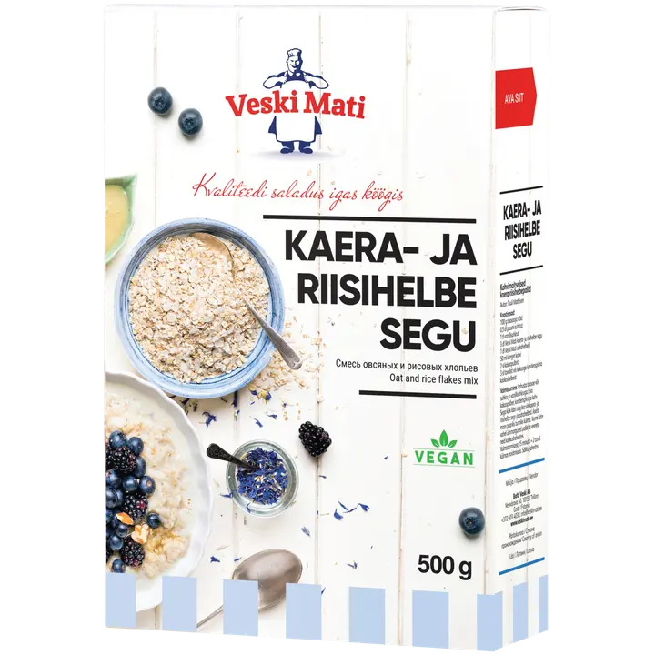 Veski Mati kaera- ja riisihelbe segu 500g