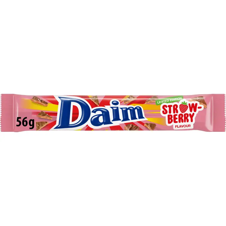 Daim Double Strawberry  suklaapatukka 56g