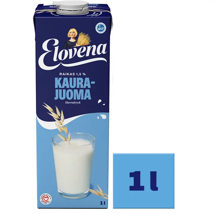 Elovena 1l kaurajuoma 1,5%
