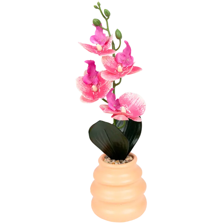 Tekokasvi orkidea ruukussa pinkki 37cm