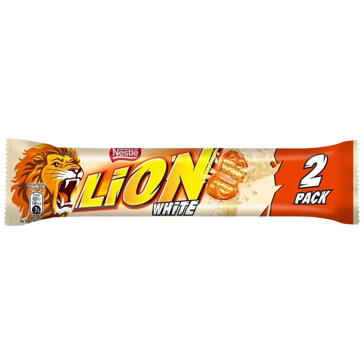 Lion šokolaadibatoon White 2-pakk, 60 g