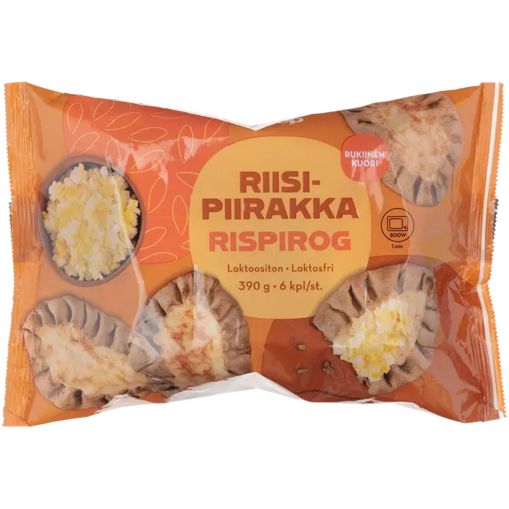 Coop Riisipiirakka 6kpl 390g