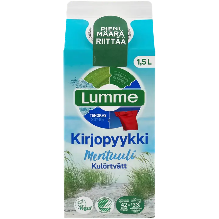 Lumme Kirjopyykki Merituuli tiivistetty pyykinpesuneste 1500ml