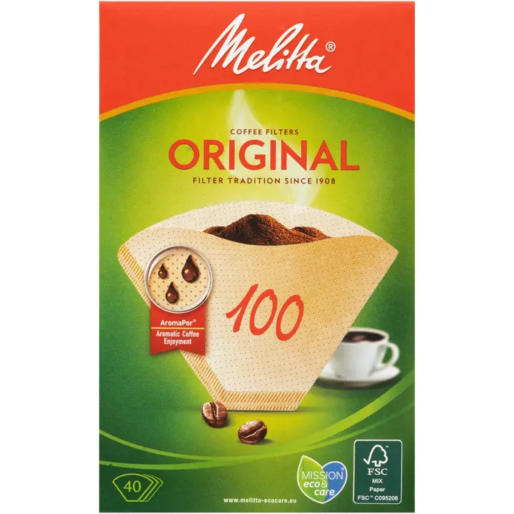 Melitta Kohvifilter 100/ 40, pruun