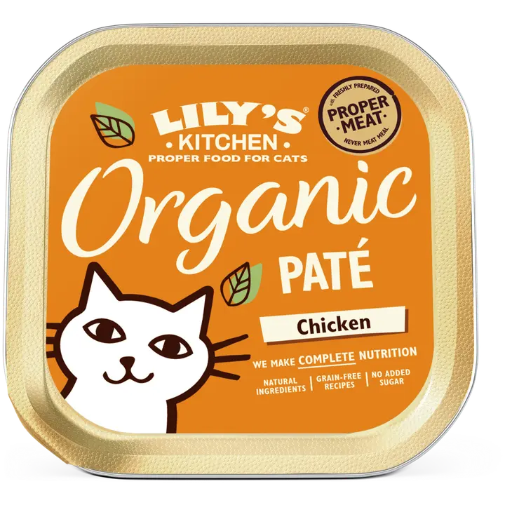 Lily's Kitchen 85g Organic Paté kanaa luomukissanruoka