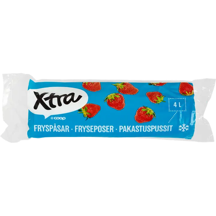 Xtra pakastuspussit 100kpl