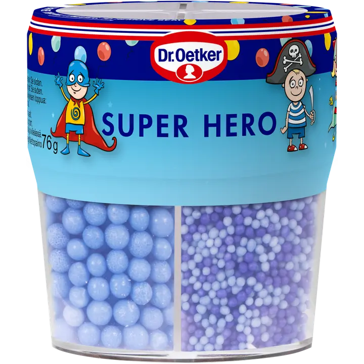 Dr. Oetker Super Hero koristerakeet 76g