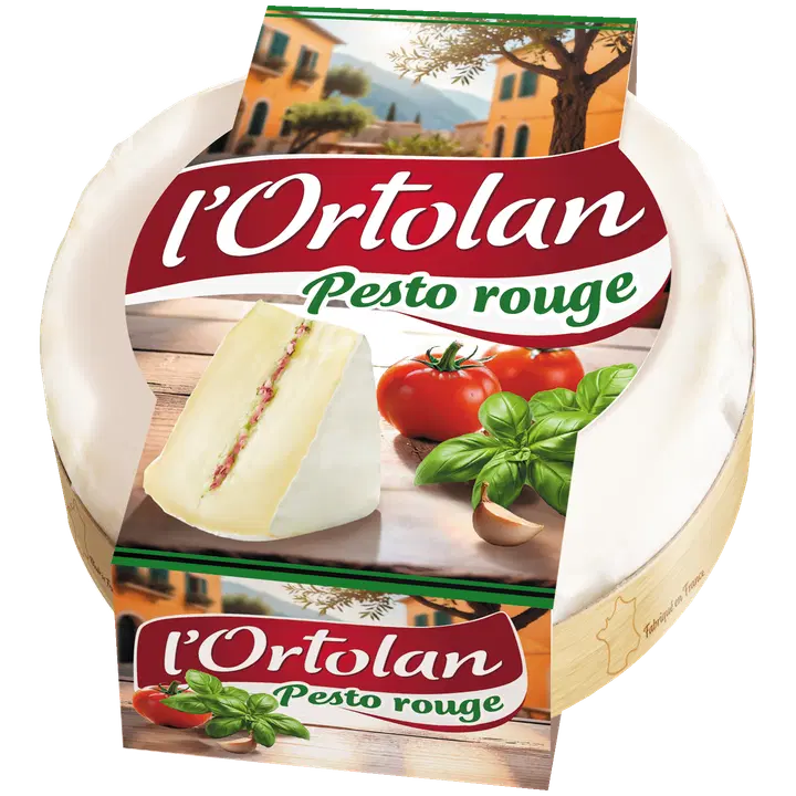 L’Ortolan Brie punase pestoga, 135 g